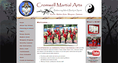 Desktop Screenshot of cromwellmartialarts.com